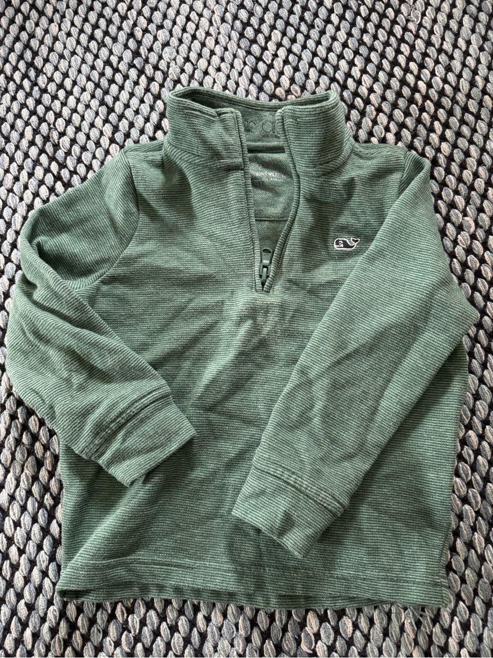 Vineyard Vines Olive Green Quarter-Zip Pullover